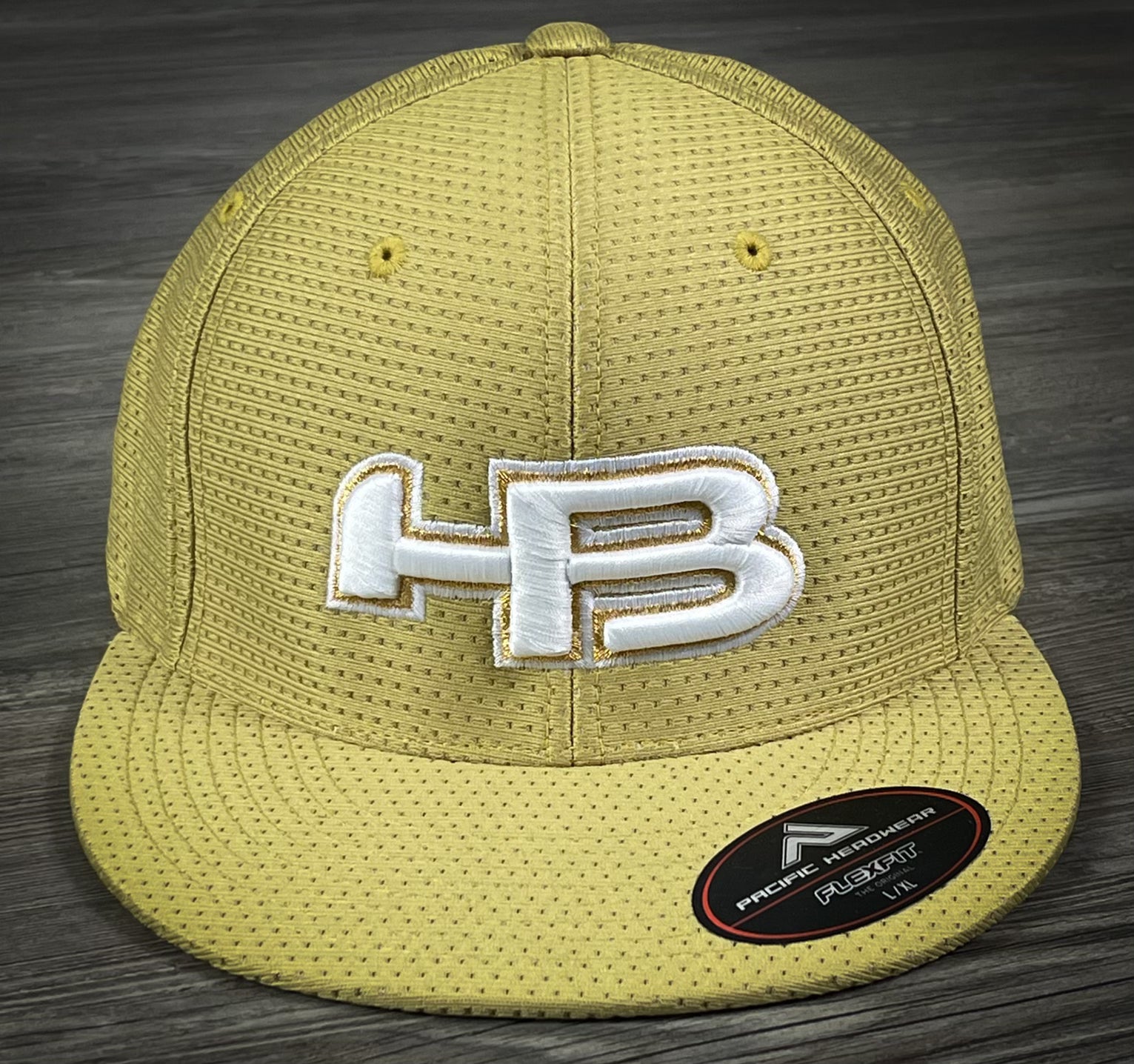 HB Sports Exclusive ES818 Air Jersey Baseball & Softball Hat - Vegas Gold | Lightweight & Breathable for Baseball, Softball Games & Outdoor Sports