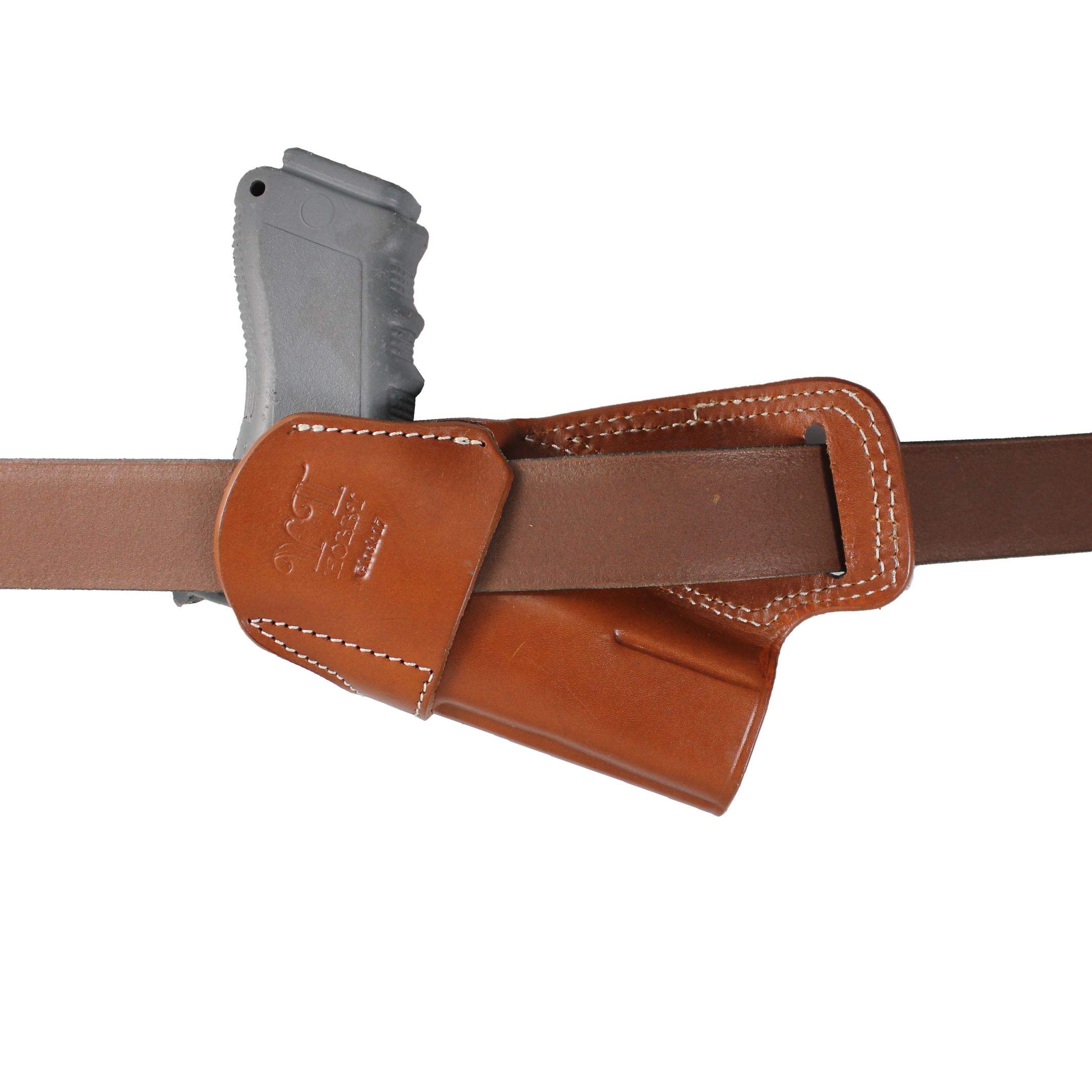 Premium Handmade Leather Small of Back (SOB) Gun Holster - Concealed Carry Comfort & Safety for Everyday Use