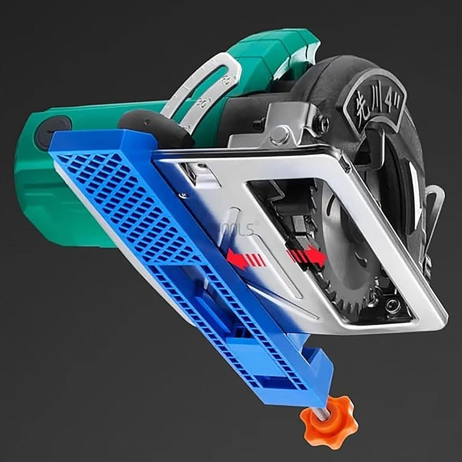 Precision Wood Cutting Guide - Adjustable Saw Clamp for DIY & Carpentry