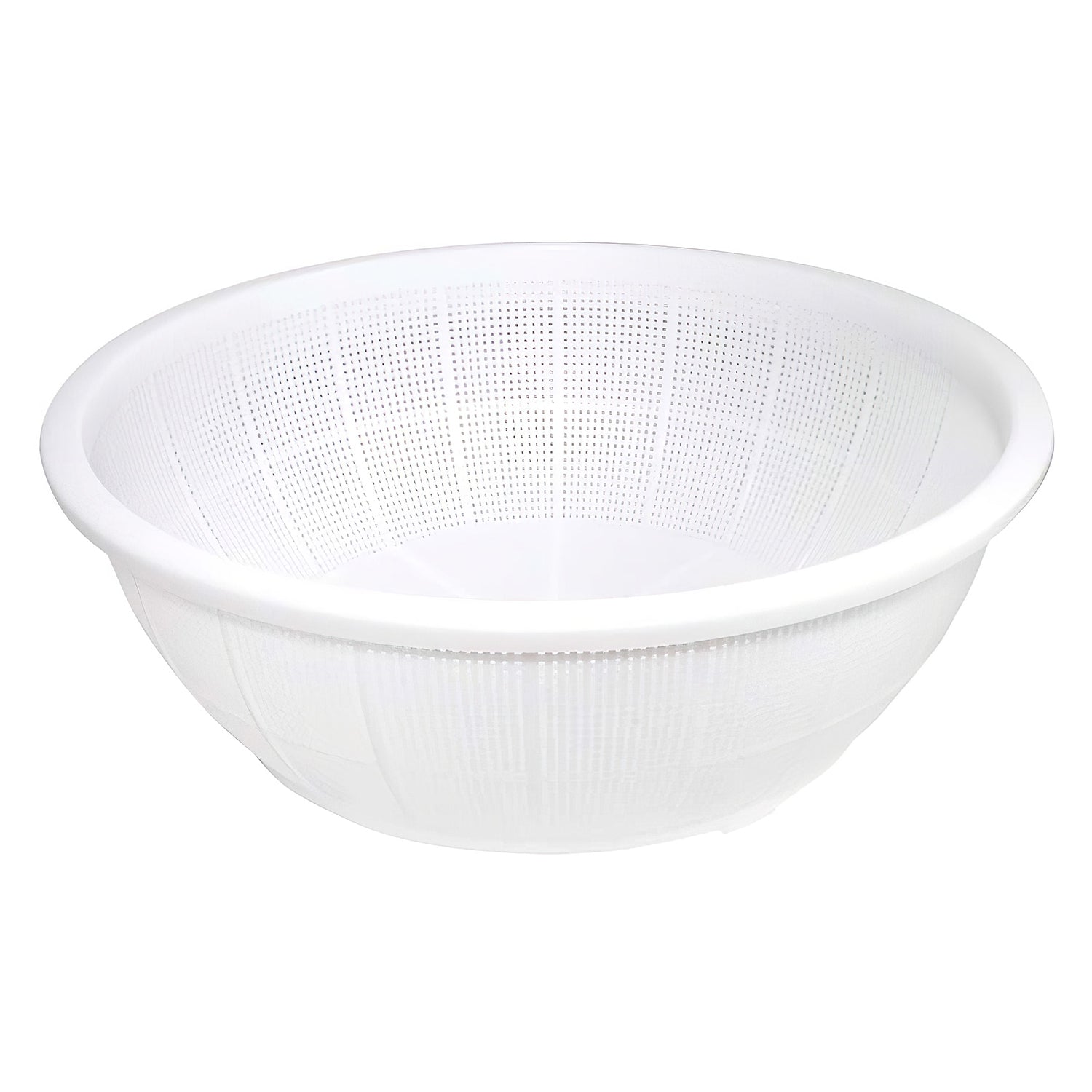IKEDA Premium Plastic Colander - 5 Qt Large Strainer for Pasta, Salad, Vegetables - BPA-Free, Durable Kitchen Sieve for Washing Fruits & Draining Noodles - Ideal for Cooking, Meal Prep & Healthy Eating