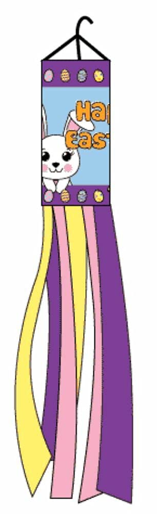 Happy Easter Bunny Nylon Wind Sock - 60