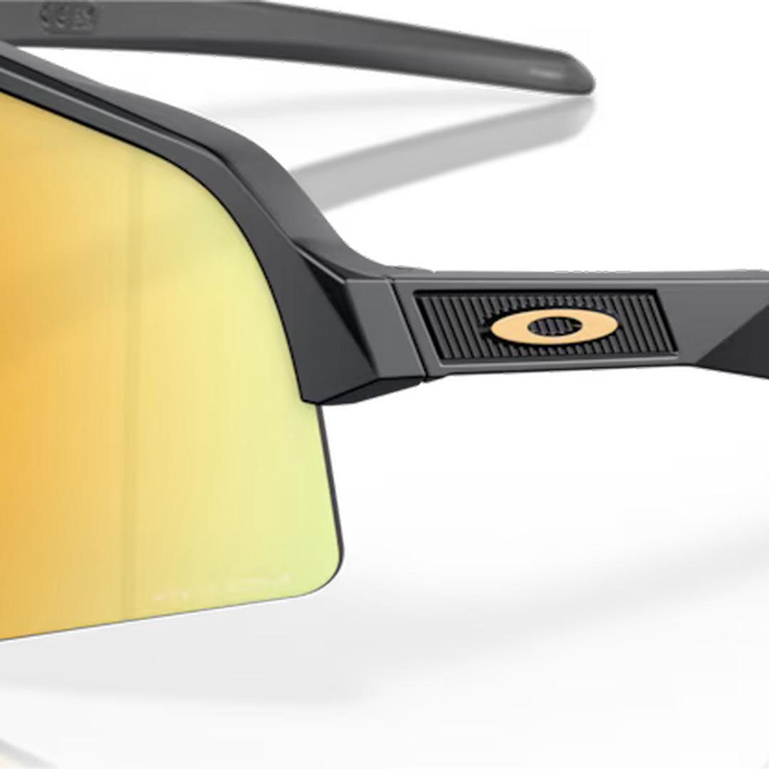 Oakley Sutro Lite Sweep Sunglasses Matte Carbon Frame with Prizm 24K Lens - Sporty Style for Cycling, Running & Outdoor Activities