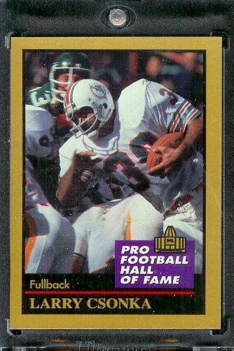 1991 ENOR Football Hall of Fame Trading Card #31 Larry Csonka - Rare Collectible NFL Memorabilia for Sports Fans & Card Collectors (Perfect for Display, Gifts, or Investment)