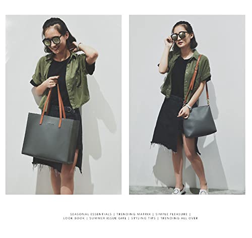 Stylish Women's Tote & Shoulder Handbags - Fashionable Synthetic Leather Purses with Top Handle for Work, Travel & Daily Use