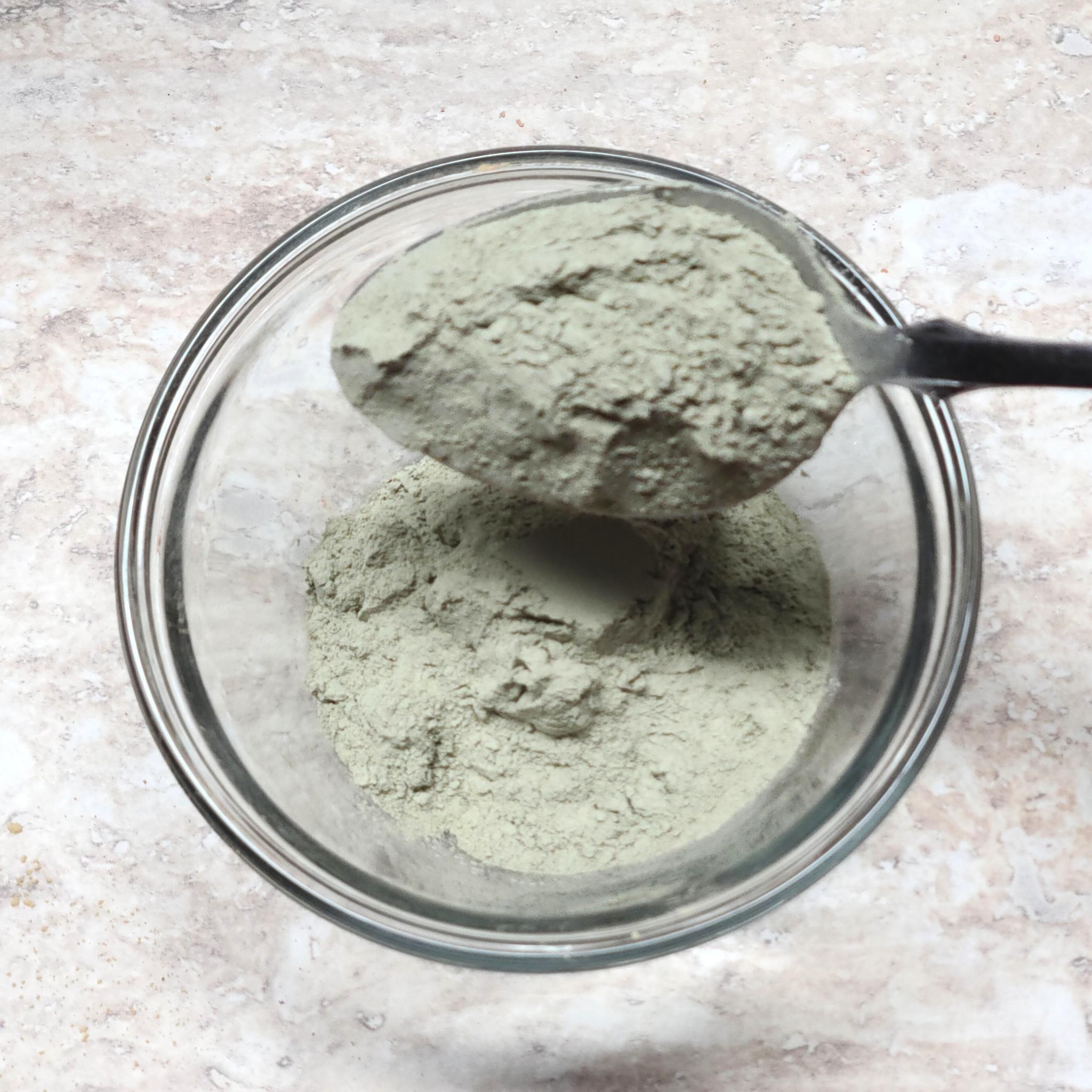 Organic French Green Clay Powder for Skin Care - Detoxifying & Purifying Facial Mask, Acne Treatment, Natural Skincare for Glowing Complexion | DIY Beauty, Spa & Home Remedies