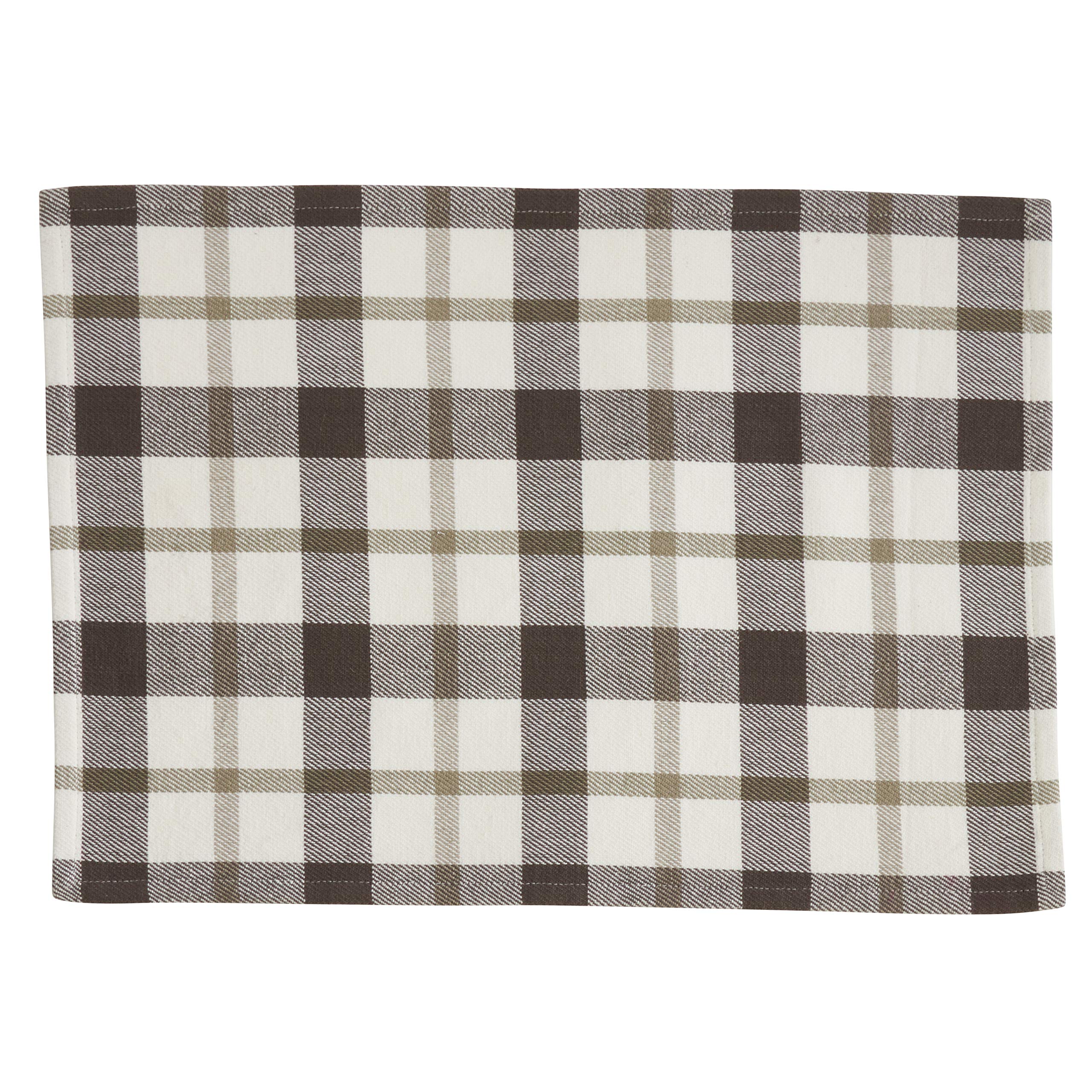 Plaid Design Placemats Set of 4 - Waterproof & Heat Resistant Table Mats for Dining, Kitchen Decor, Party Serving - Perfect for Thanksgiving, Christmas, and Everyday Use