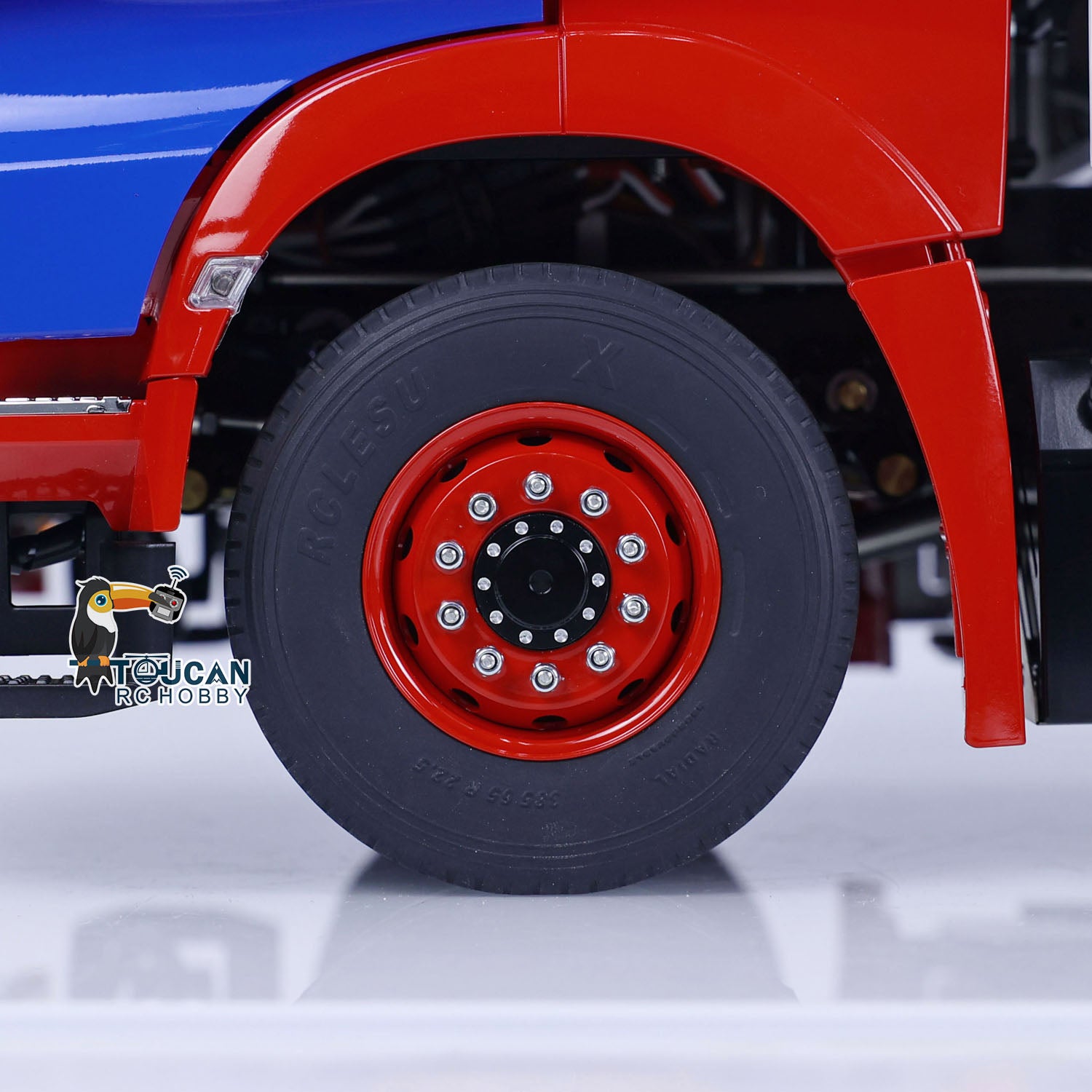 1/14 Scale 8x8 LESU RC Tractor Truck - Remote Control Construction Vehicle with Metal Chassis, Smoke & Sound Effects - DIY Electric Toy Car for Adults (Model 1851 3363) - Perfect for Construction Site Play, Off-Road Adventures & RC Hobby Enthusiasts