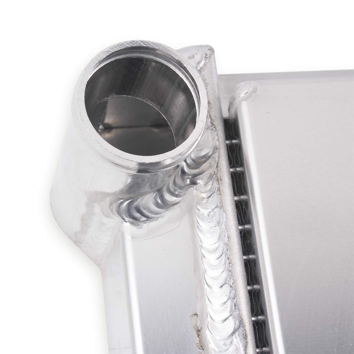 OHOB-COOL 3 Row Aluminum Radiator with Shroud Fan - Compatible with 1968-1973 Chevy Chevelle, El Camino 1968-1977, Caprice 1971-1990 & 73-80 Blazer Jimmy (CC161) - High Performance Cooling for Classic Car Restoration & Hot Rod Upgrades