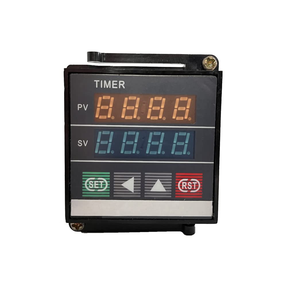 ATO Digital Timer Relay, 8 Pin, 85V-265V AC, Instantaneous & Delay Output, Time Delay Switch for Industrial Automation, HVAC Systems, and Electrical Control Panels
