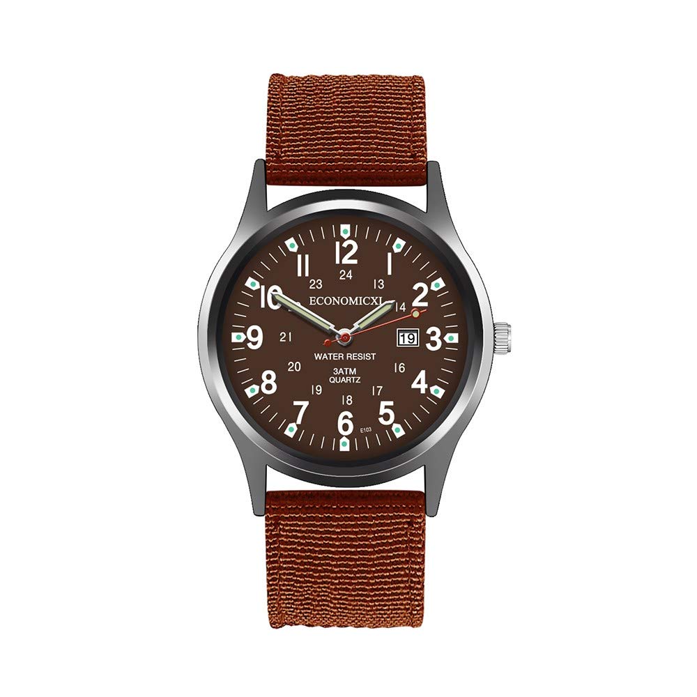 Women's Quartz Nylon Watch with Calendar - Stylish Geometric Design for Everyday Wear