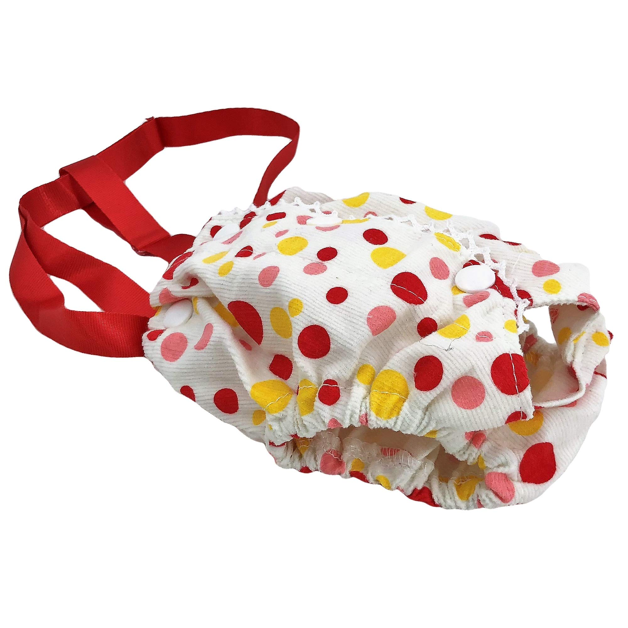 Reusable Washable Dog Diapers for Small Breeds - 2 Pack for Home & Travel