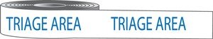 ACCUFORM Plastic Barricade Tape - TRIAGE Safety Caution Tape (MPT369) for Construction Sites, Hazard Areas & Emergency Scenes