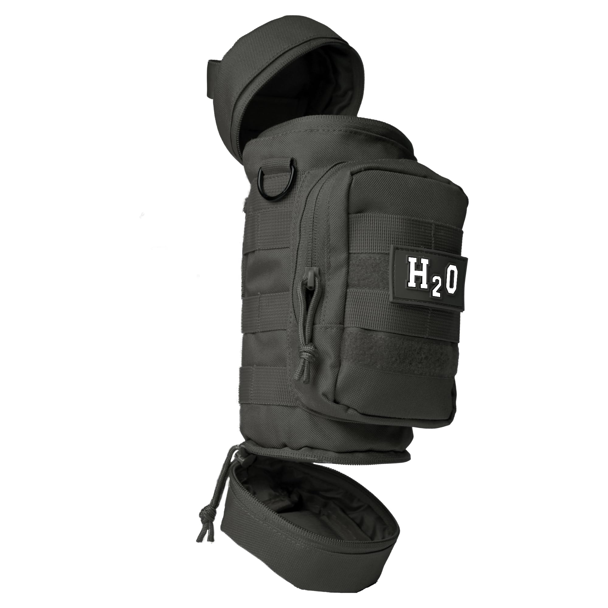Molle Water Bottle Pouch - Insulated Water Bottle Holder for 32oz & 40oz Bottles - Durable Molle Hydration Pouch for Backpacks, Hiking & Outdoor Activities - Keeps Drinks Cold Longer