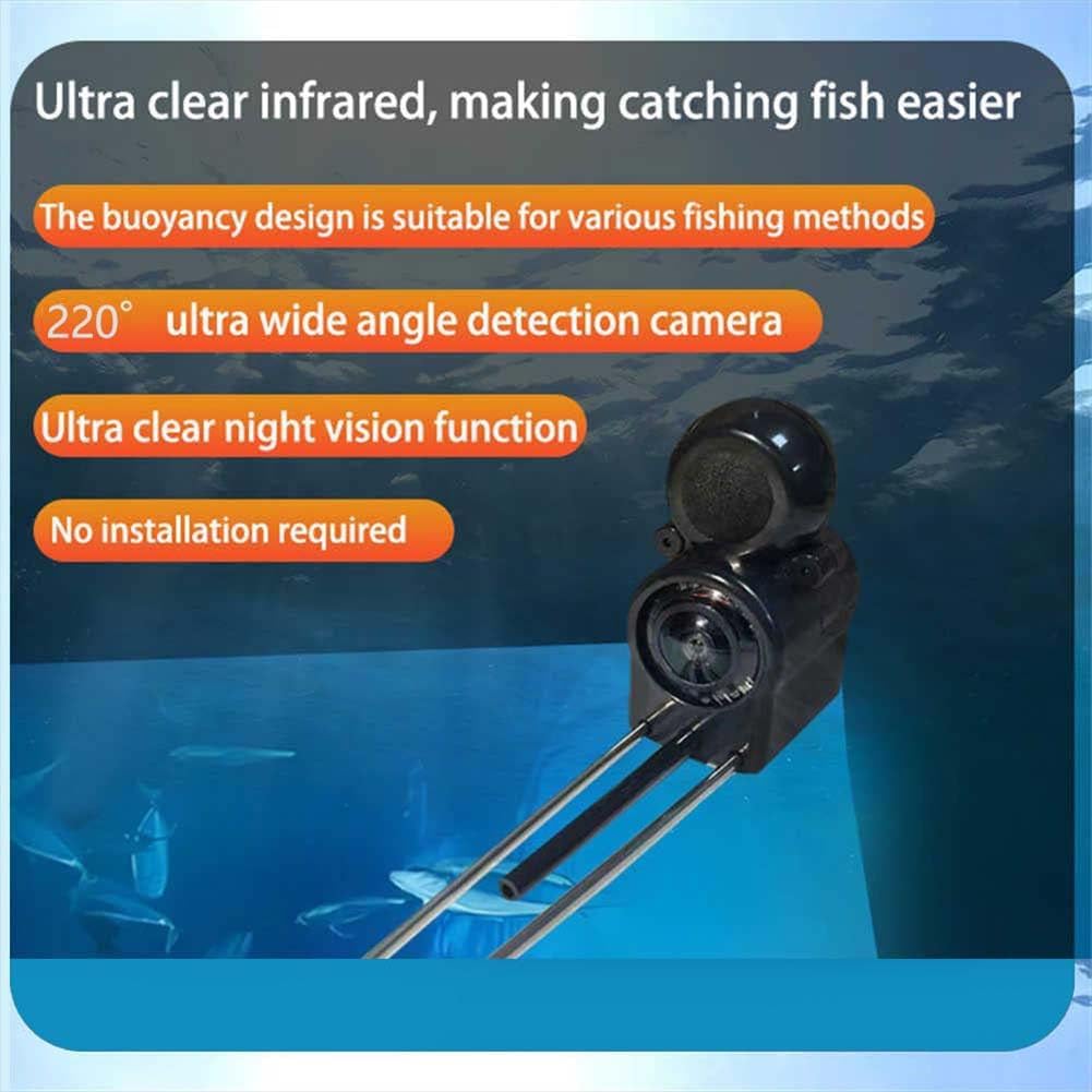 Colitt - Upgraded Underwater Fishing Camera with Night Vision & 4.3'' HD LCD Screen, 220° Wide-Angle Lens, IP68 Waterproof Fish Finder for Ice Fishing, Lake & Ocean Angling - Perfect for Night Fishing & Deep Water Exploration