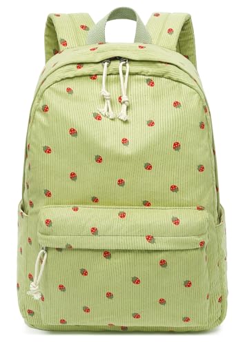 Corduroy Strawberry Green