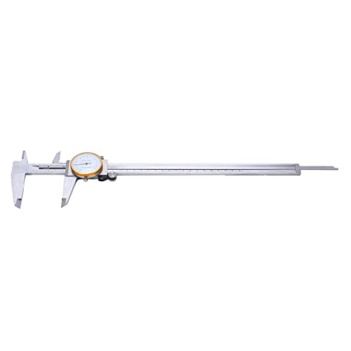 Precision Vernier Caliper 0-300mm, 0.02mm Accuracy Measuring Tool with Clear Dial - Perfect for Woodworking, Metalworking, and DIY Projects