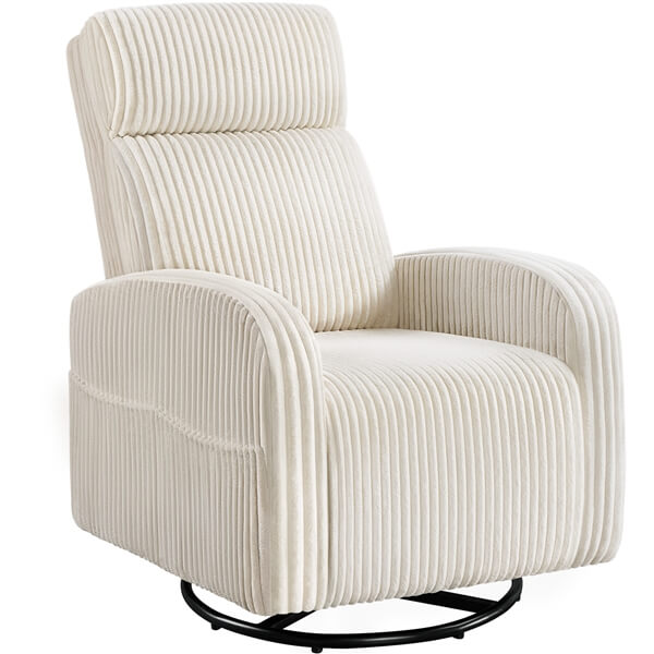 Yaheetech 360° Swivel Glider Chair for Nursery - Comfortable Rocking Chair with Smooth Motion for Breastfeeding, Baby Room & Nursery Decor