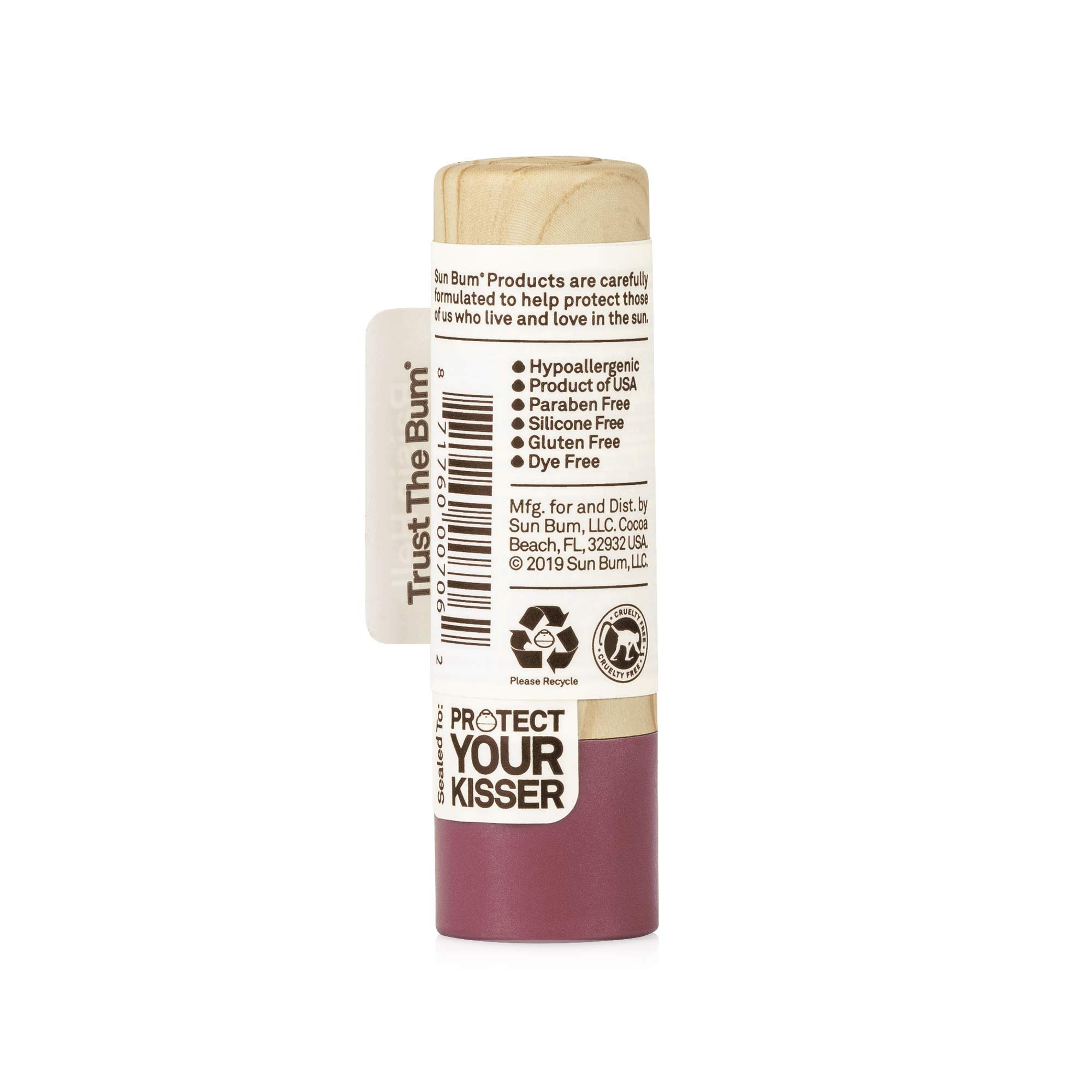 Sun Bum Tinted Lip Balm Raisin Hell SPF 15 & Mineral Sunscreen Lip Balm SPF 30 - Vegan, Reef Safe, Hawaii 104 Act Compliant (0.15 Oz Each) | Moisturizing Sun Protection for Beach, Hiking & Outdoor Activities