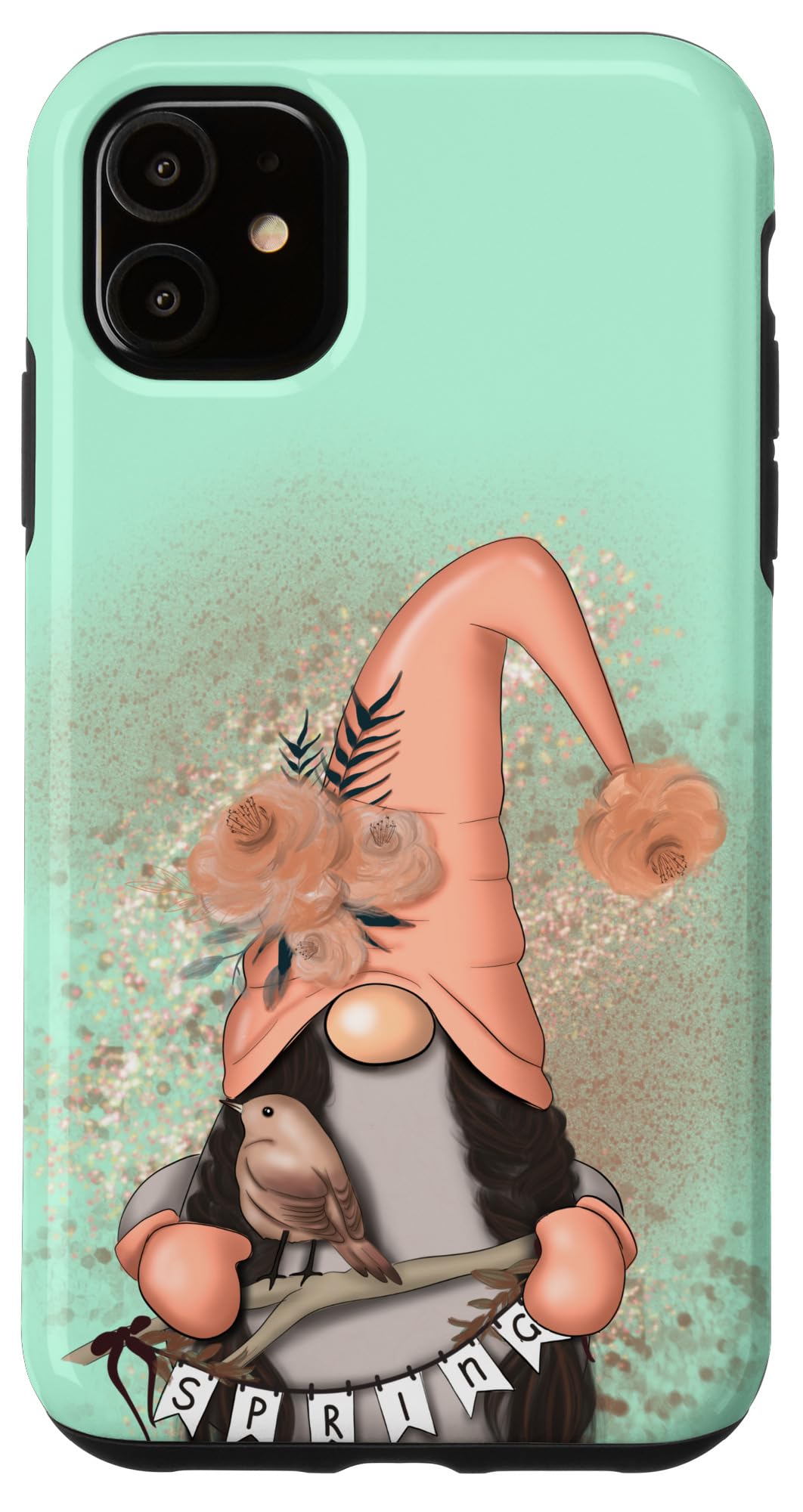 Pastel Easter Spring Gnome iPhone 11 Case - Cute Protective Cover for iPhone 11 - Perfect for Easter Gifts, Spring Decor & Everyday Use