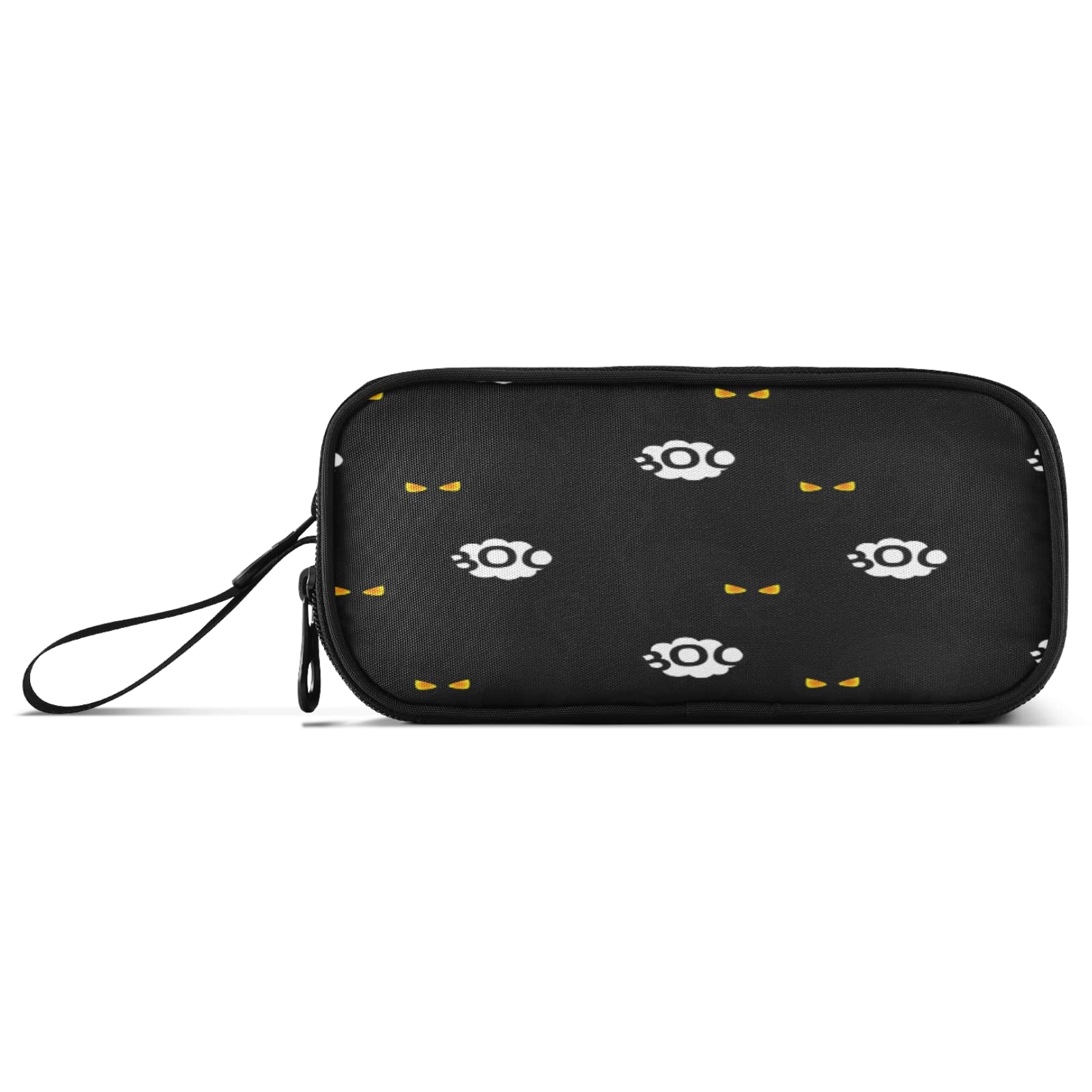 Large Capacity Pencil Case - Cute Cat Cloud Design Makeup & Stationery Organizer with Handle for School, Office & Travel - Fashionable Storage Pouch for Teens, Students & Adults (Aesthetic School Supplies)