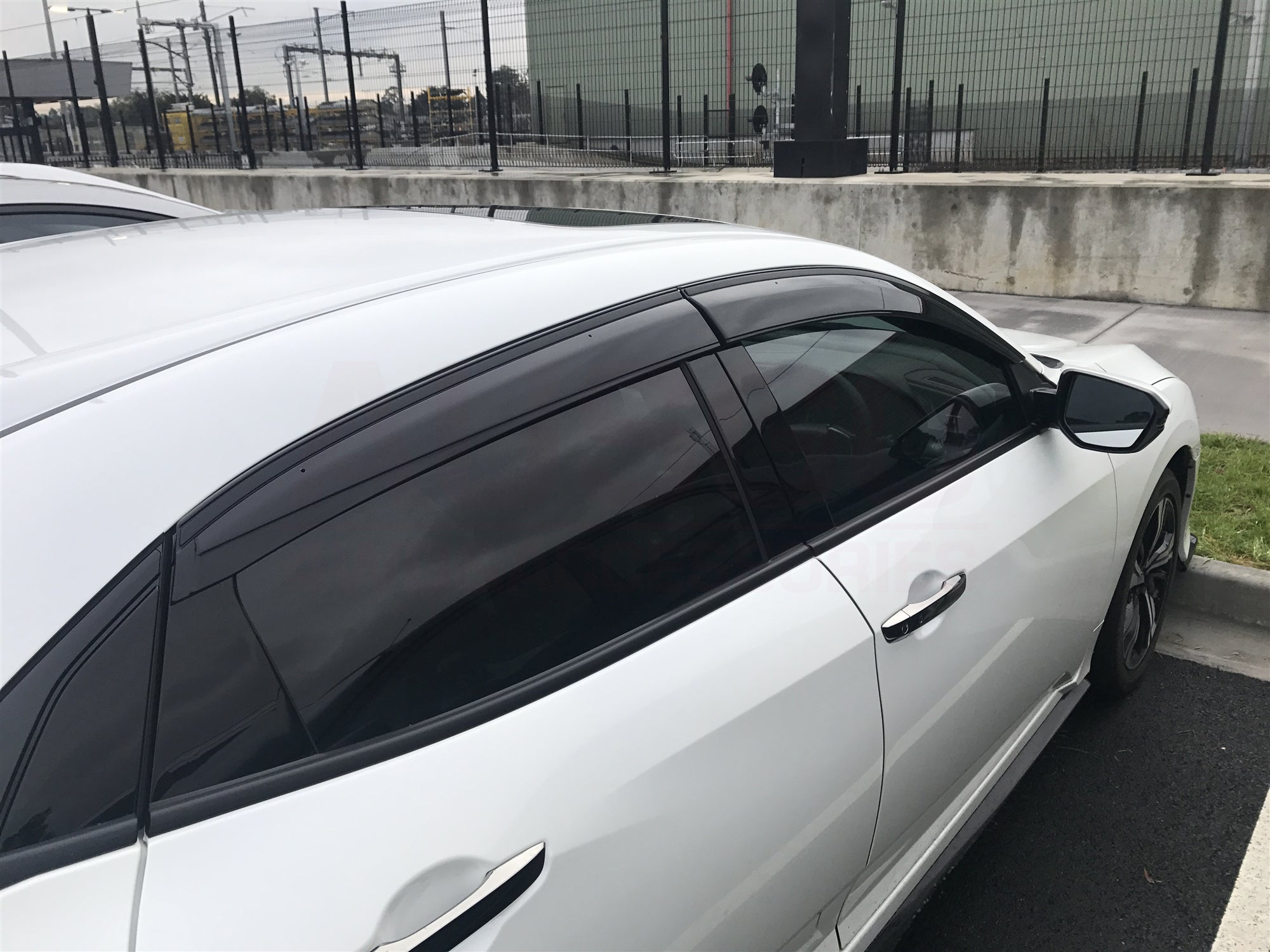 Weather Shields for Honda Civic Hatchback 10th Gen (2017-2021) - Durable Wind & Rain Protection - Perfect for All-Weather Driving & Outdoor Parking