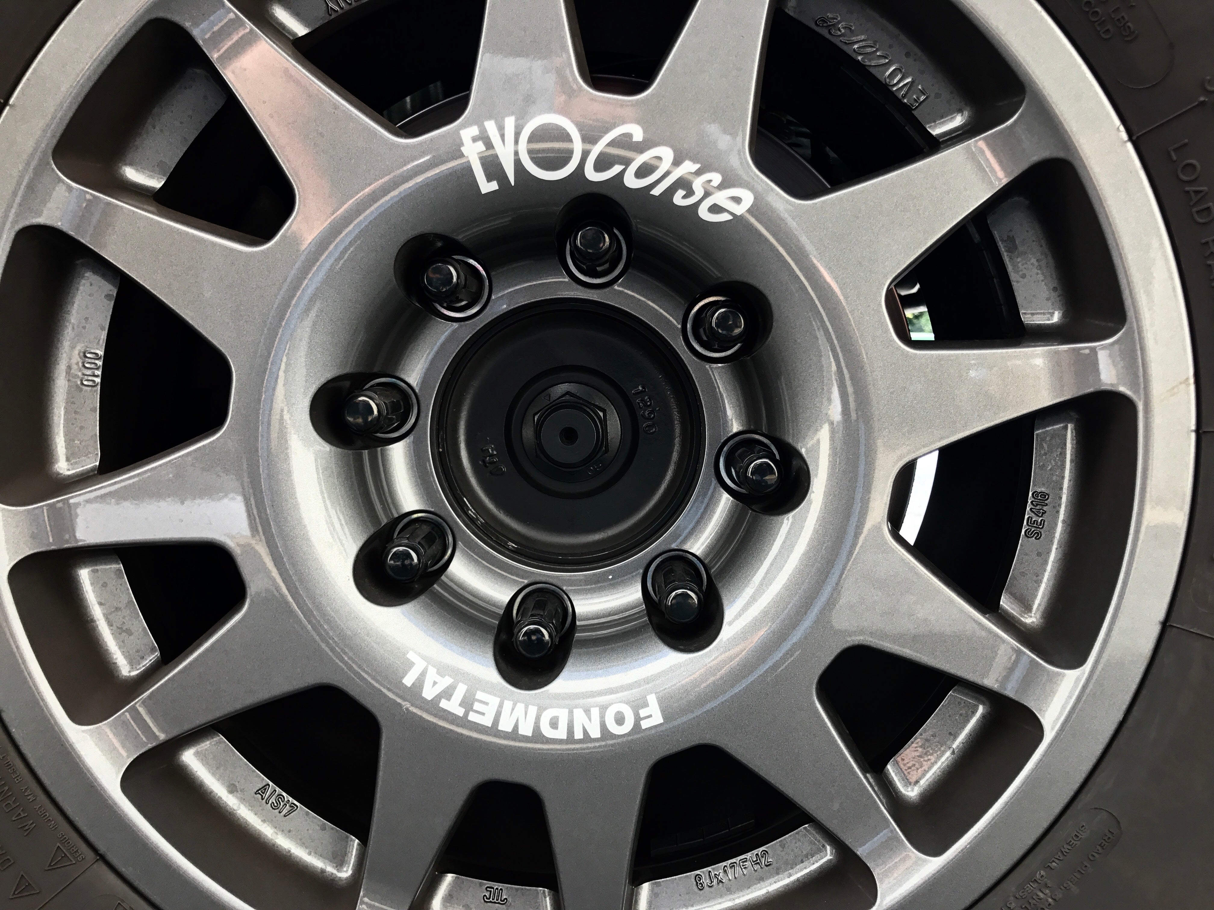 Evo Corse DakarZero 17x8 Wheels for Dodge Ram 1500 2500 3500 | 5x5.5 Bolt Pattern | ET21 Offset | Off-Road & Street Performance | Perfect for Adventure & Daily Driving