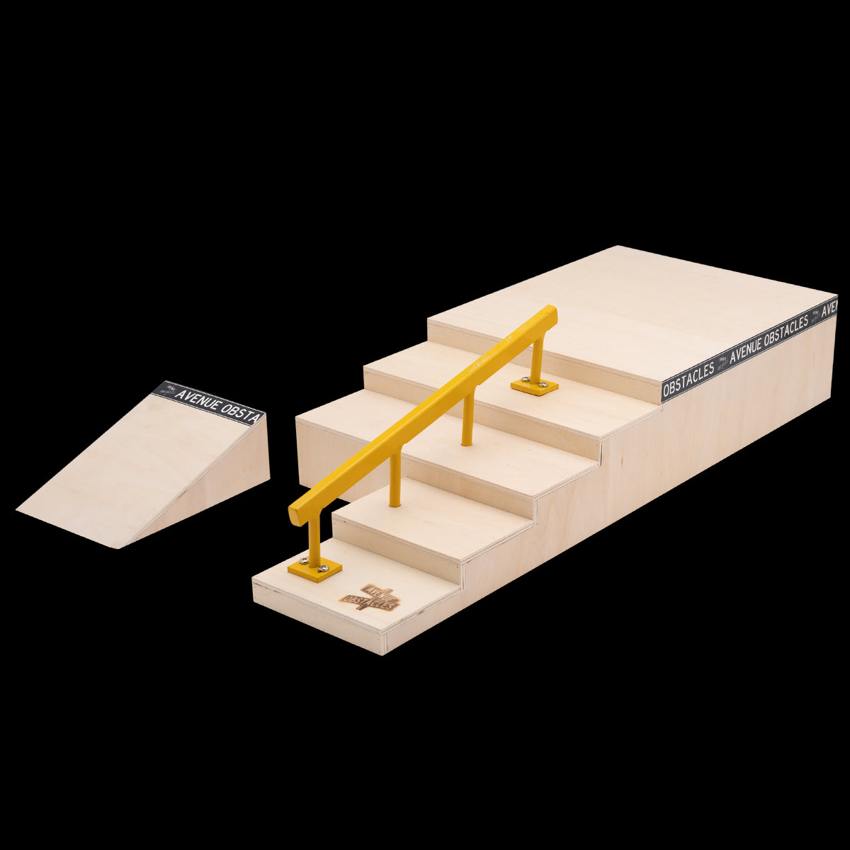 Avenue Fingerboard Ramp Extendo Set - Professional Skateboard Mini Ramp for Fingerboarding Tricks - Perfect for Home, Office & Skate Park Practice