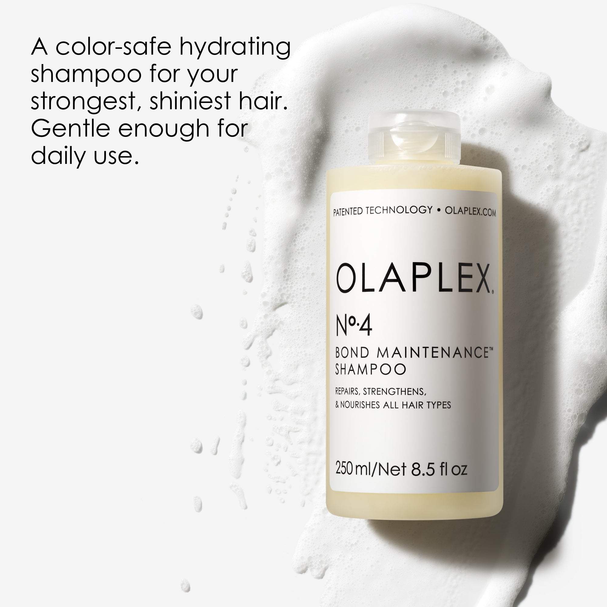 Olaplex No.4 Bond Maintenance Shampoo - Repair & Strengthen Damaged Hair - Sulfate-Free Color Safe Shampoo for Dry, Brittle Hair - Perfect for Salon-Quality Hair Care at Home