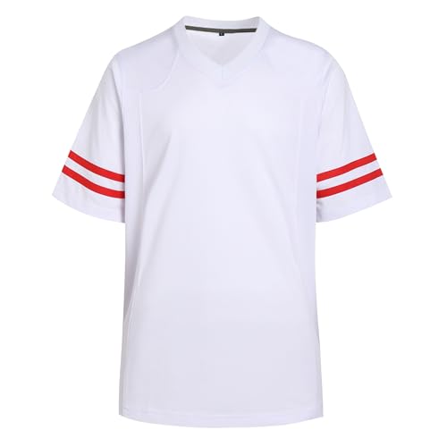 Red Stripe-white Jersey