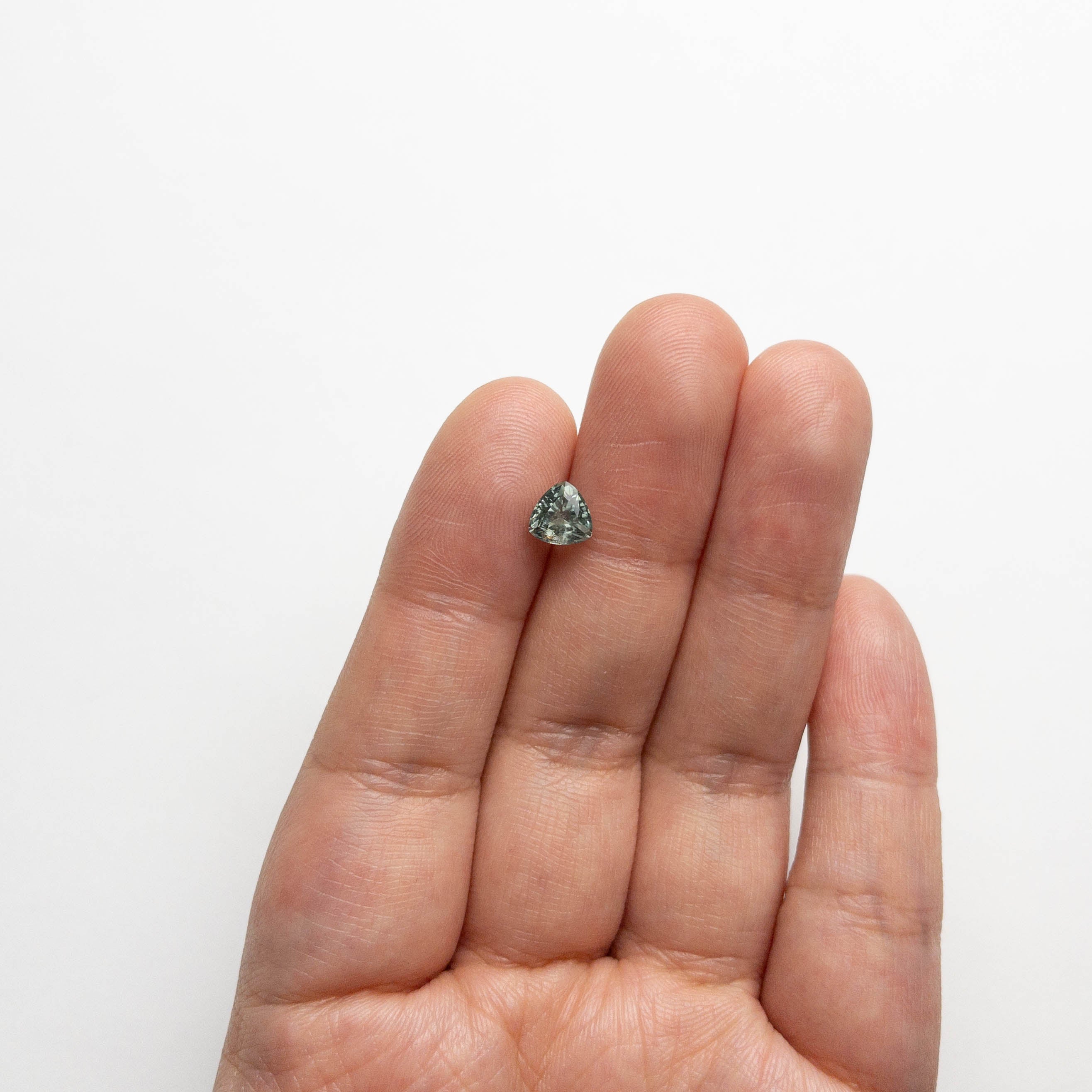 6.26x6.27x4.35mm Trillion Cut Brilliant Blue Sapphire Gemstone for Jewelry Making - Perfect for Rings, Earrings & Necklaces