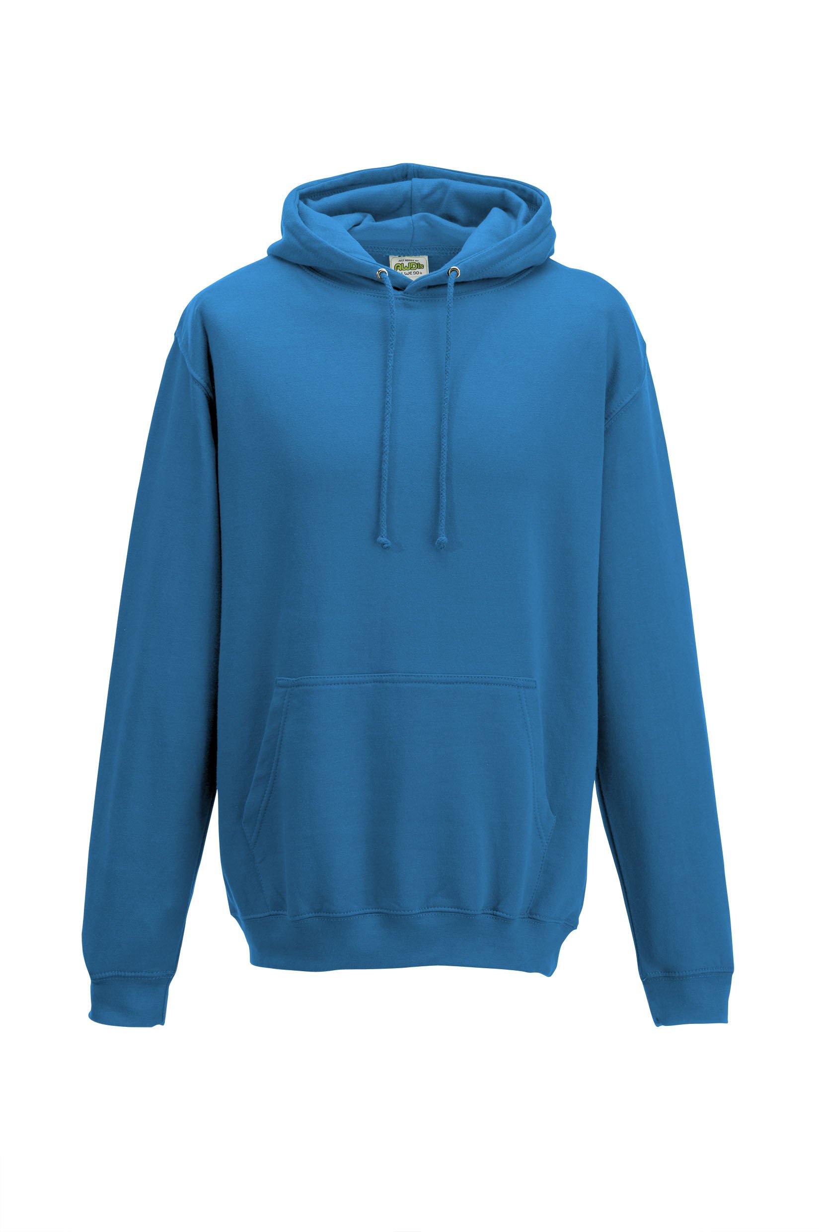 Men's Zip Up Hoodie with Pocket - Soft Fleece Pullover Sweatshirt - Sapphire Blue - Casual Wear for Gym, Running & Outdoor Activities