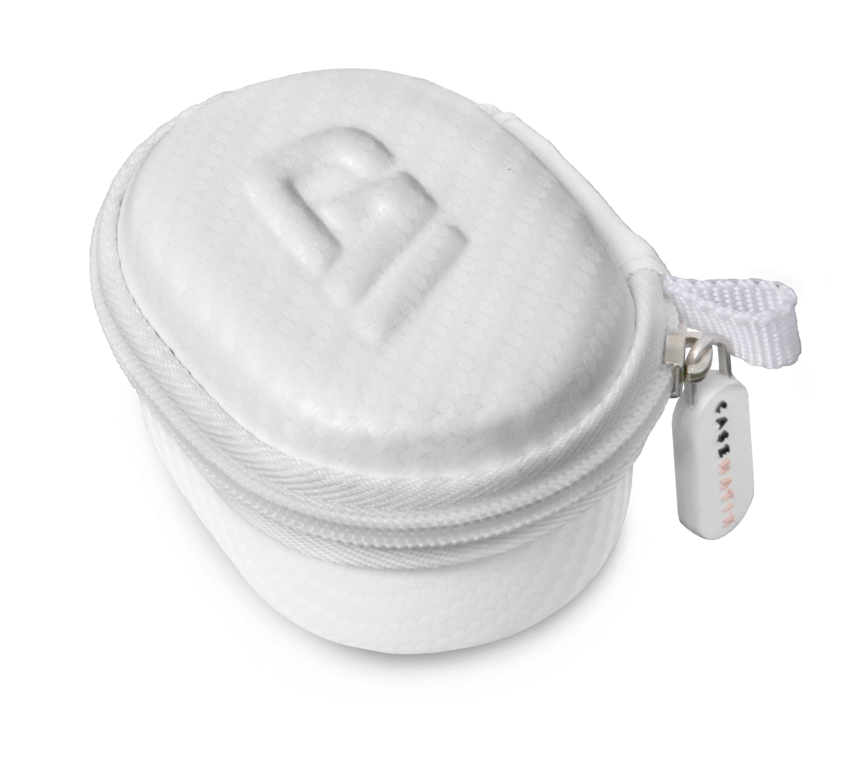 CASEMATIX 3.25 Inch Hard Shell EVA Travel Case with Carabiner Clip - Waterproof Protective Storage for Small Accessories (Fits 3 x 1.75 x 1.5 Inch Items) - Perfect for Travel, Camping, Hiking & Outdoor Gear Organization