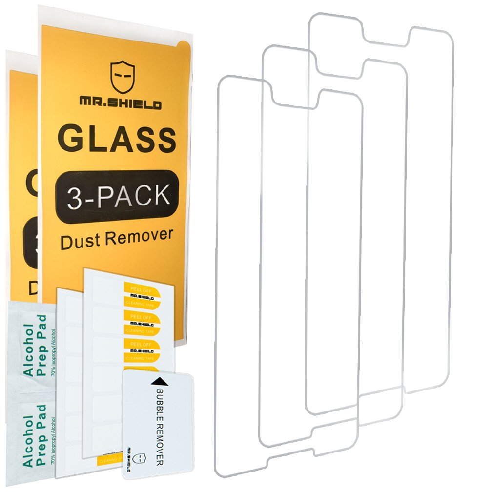 Pixel 3 XL Tempered Glass Screen Protector (3-Pack) - Lifetime Replacement for Daily Protection
