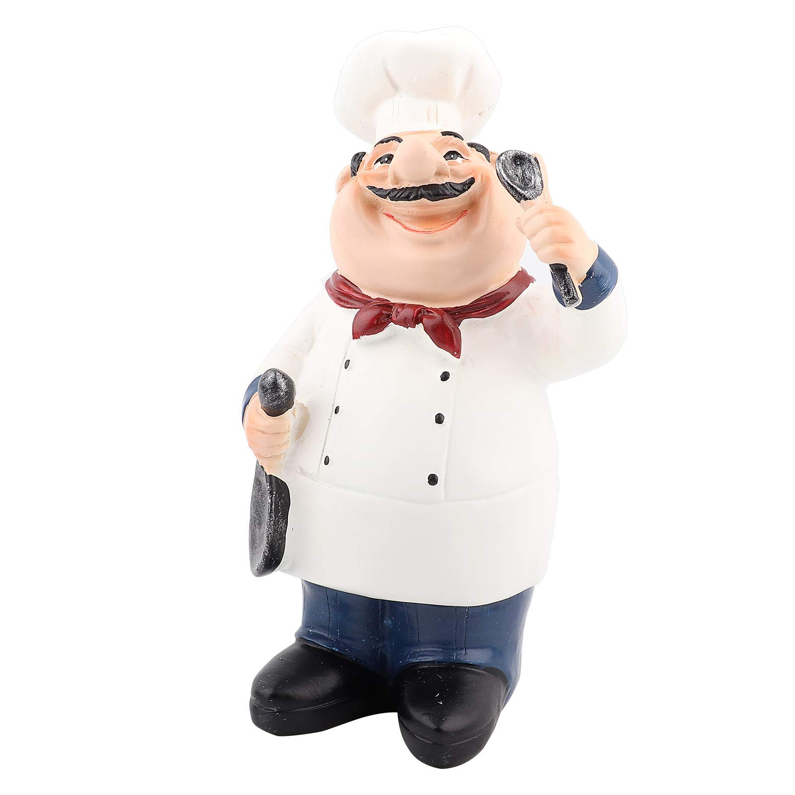 Premium Wal Front Resin Decorative Ornaments - Miniature Chef Figurine for Kitchen Countertop, Table & Restaurant Decor (71110-04) | Perfect for Home, Cafe & Shop Display