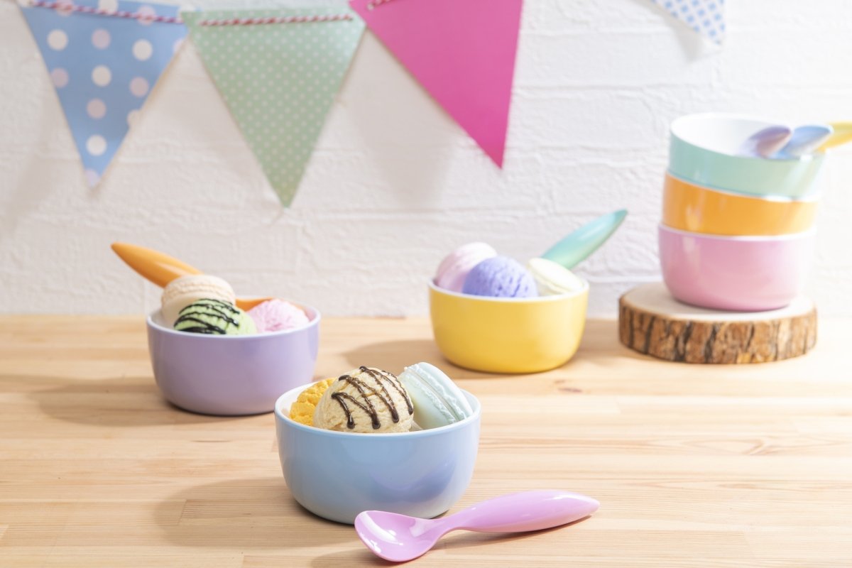 6-Piece Pastel ColorPop Bowls Set - 4.5