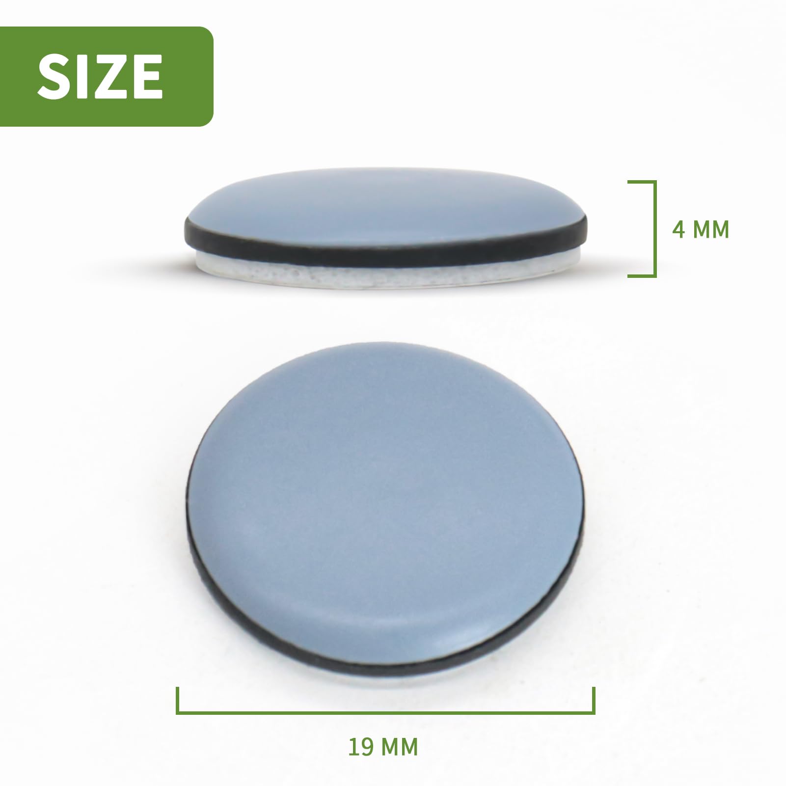 Self-Adhesive Kitchen Counter Sliders - 24PCS 3/4