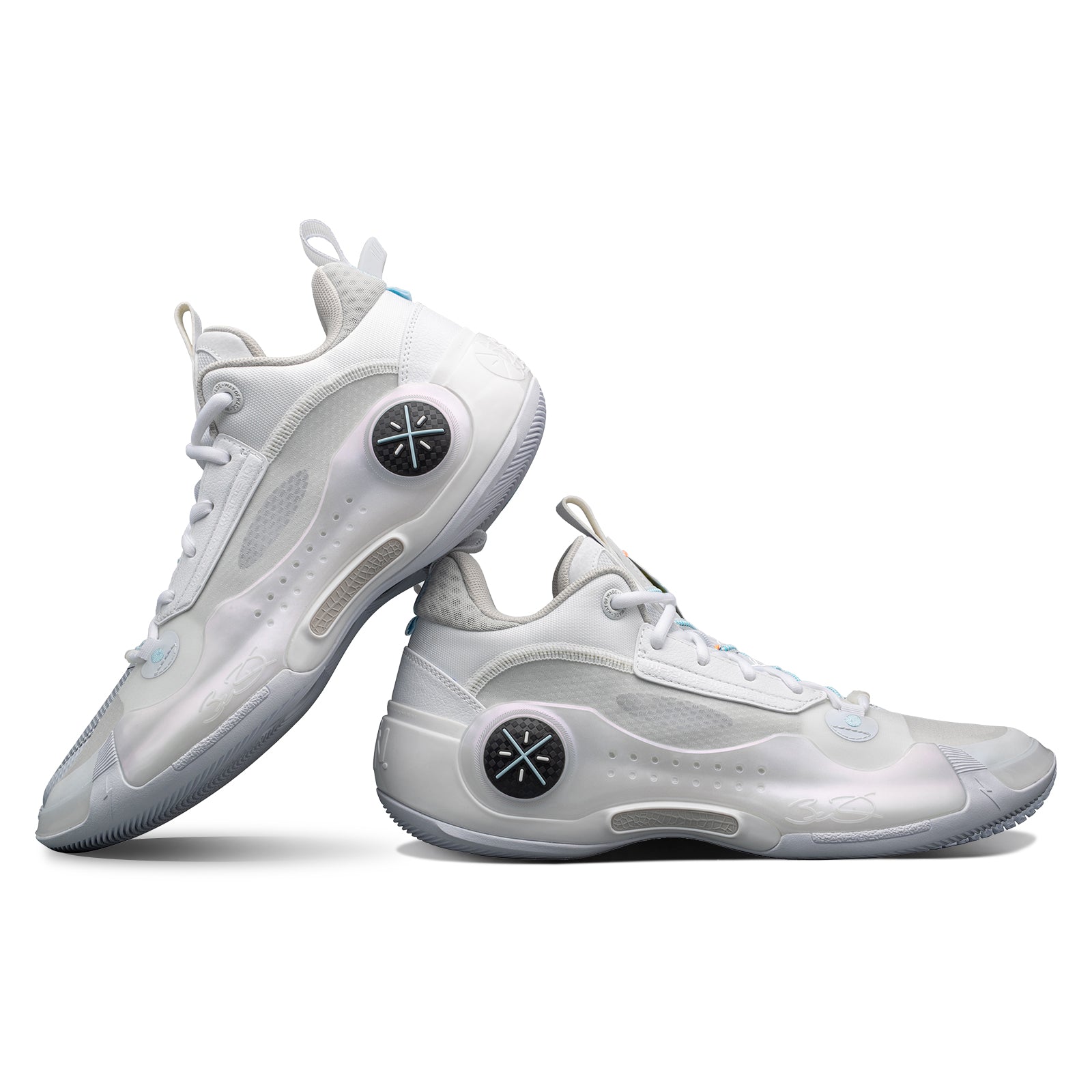 Way of Wade 10 Low White Hot Basketball Shoes - Lightweight Performance Sneakers for Men | Perfect for Indoor Courts & Streetwear Fashion