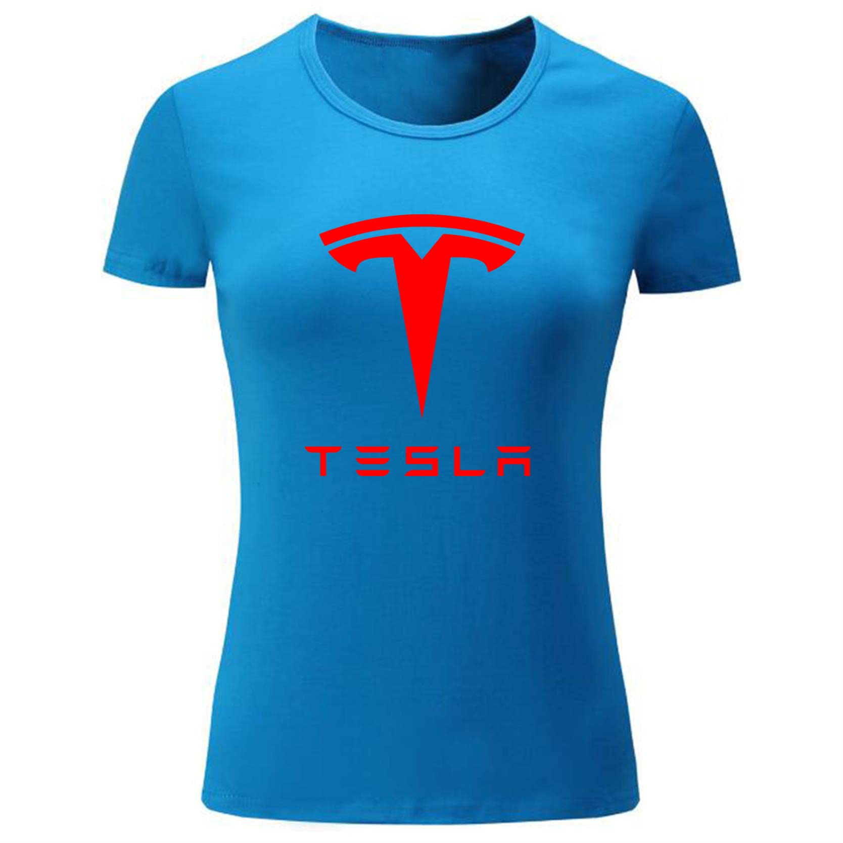Tesla Logo Women's Long Sleeve T-Shirt | Classic Tesla Fan Apparel | Perfect for Casual Wear, Gifts & Tesla Enthusiasts