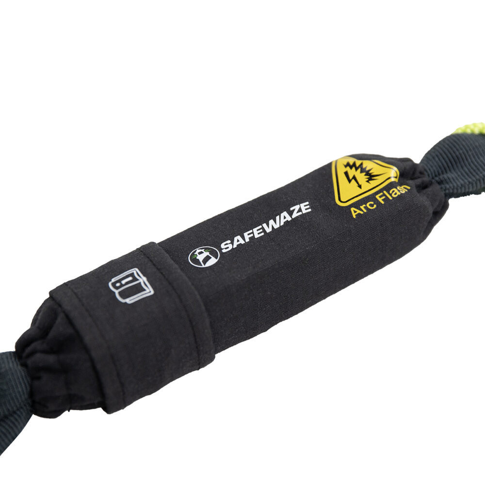 Arc Flash 4' 6' Adjustable Safety Lanyard with Snap Hook & Soft Loop - Fall Protection for Construction, Roofing & Industrial Work