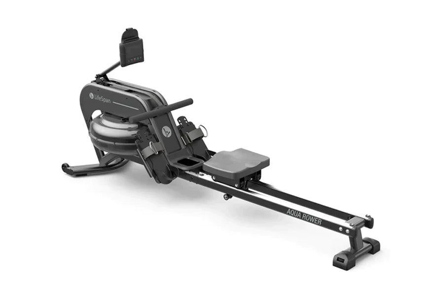 LifeSpan AquaVitae Water Rower - Premium Home Fitness Machine for Full-Body Workout | Perfect for Small Spaces, Cardio Training & Low-Impact Exercise