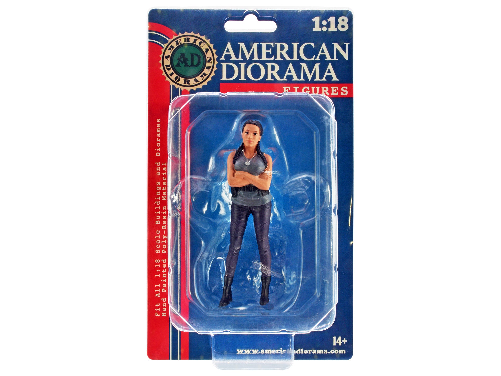 1/18 Scale Model Car Meet 3 Figure 7 Set - Highly Detailed Collectible Figures for Diecast Car Displays by American Diorama - Perfect for Model Car Shows, Diorama Scenes & Collector Displays