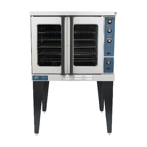Duke E101G Commercial Convection Oven - Liquid Propane Gas Powered, 1 Deck, Perfect for Restaurants, Bakeries & Catering Businesses