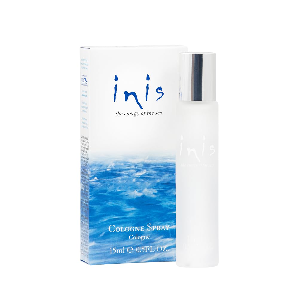 Inis The Energy of the Sea Cologne Travel Size Perfume for Women & Men - 0.5oz Ocean Fragrance Eau de Toilette - Perfect for Travel, Gifts & Daily Wear