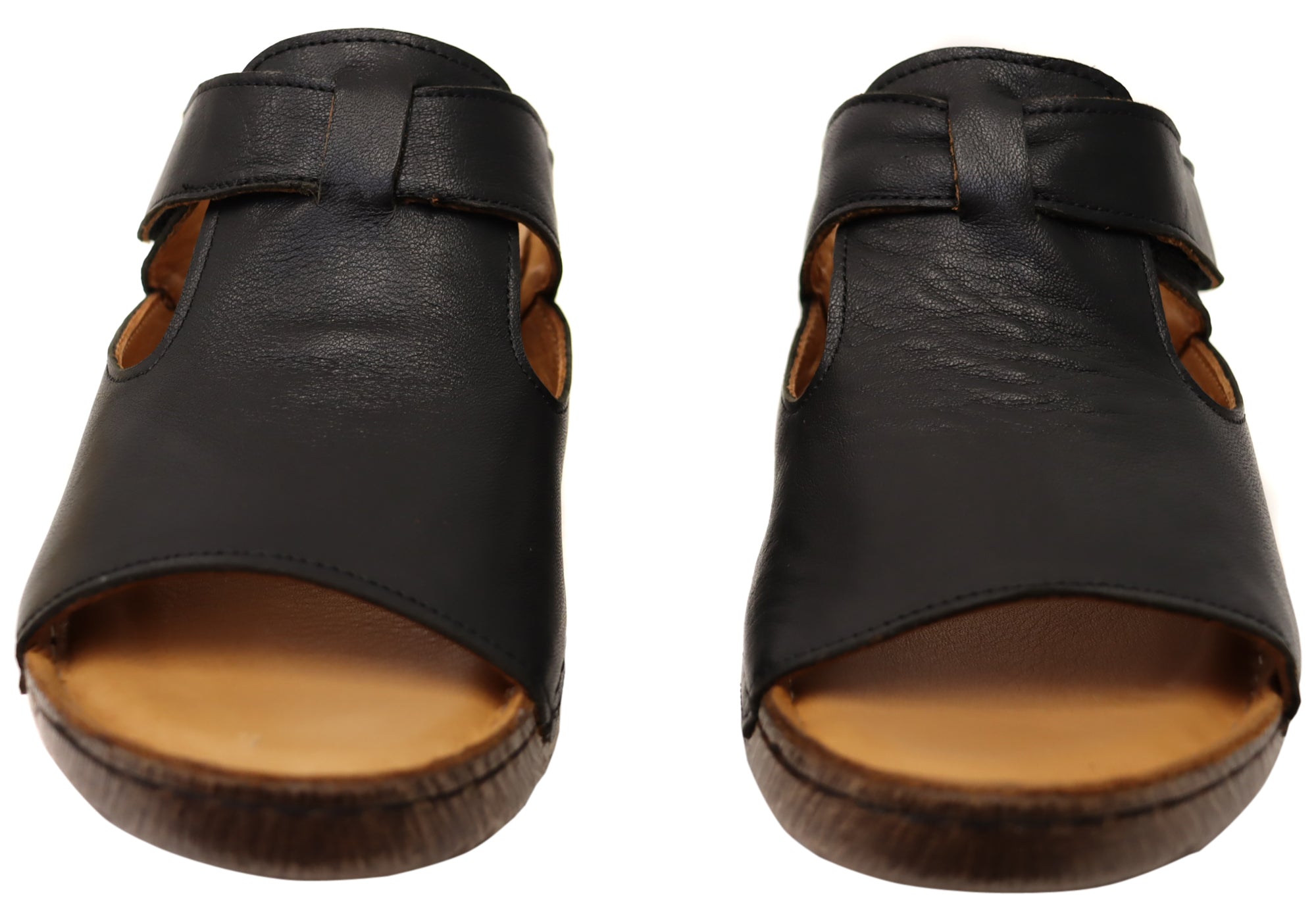 Orizonte Elba Women's Comfortable Leather Slide Sandals | European Style Summer Casual Shoes for Beach, Pool & Home Wear