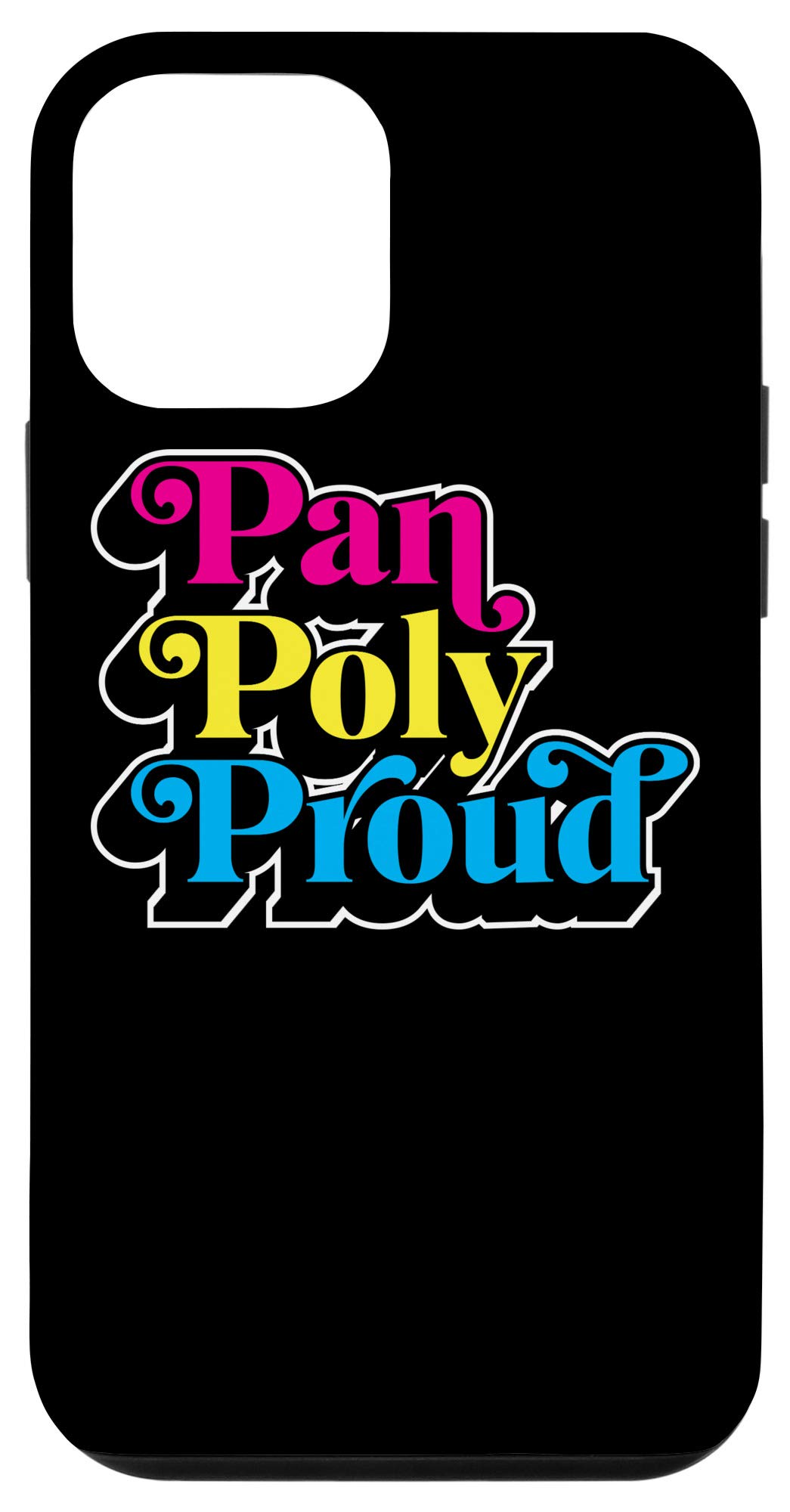 iPhone 12 Mini Case with Pansexual & Polysexual Pride Flag Design - Perfect for LGBTQ+ Couples & Pride Month Celebrations