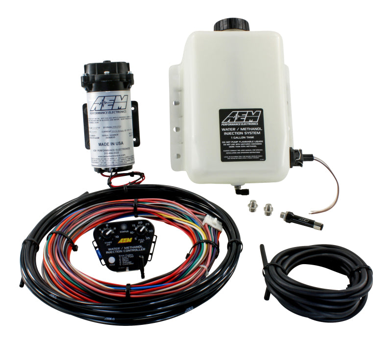 AEM V3 1 Gallon Water Methanol Injection Kit with Internal MAP Sensor - Boost Performance for Turbocharged Cars & Diesel Trucks