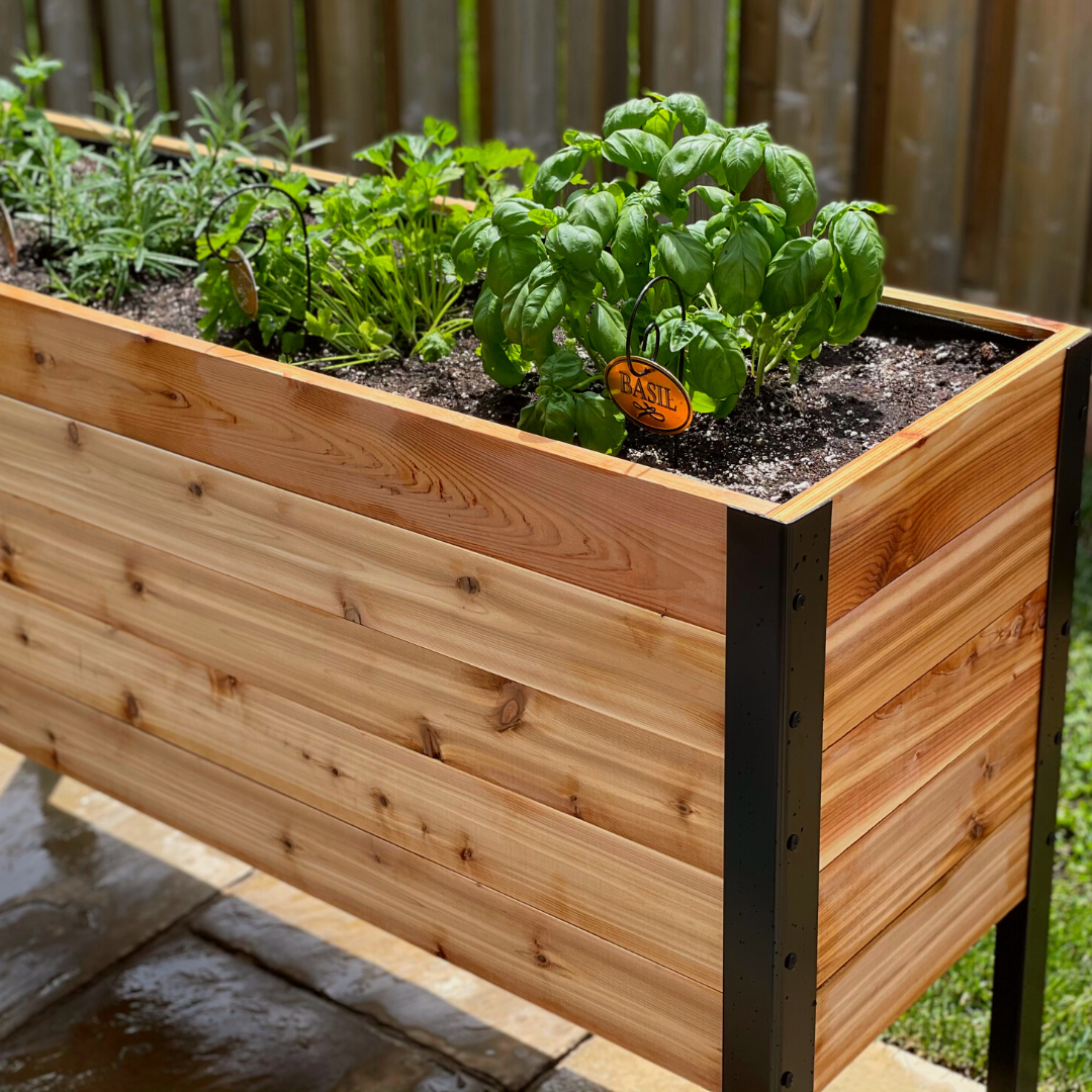 18 x 48 Inch Tall Raised Garden Bed Kit - 30 Inch Height Elevated Planter Box for Vegetables, Flowers & Herbs - Perfect for Backyard, Patio & Outdoor Gardening