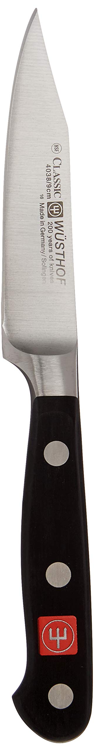 Wusthof Classic 3.5-inch Clip Point Paring Knife - Premium Stainless Steel Kitchen Knife for Precise Peeling & Slicing | Perfect for Fruits, Vegetables & Detailed Culinary Tasks