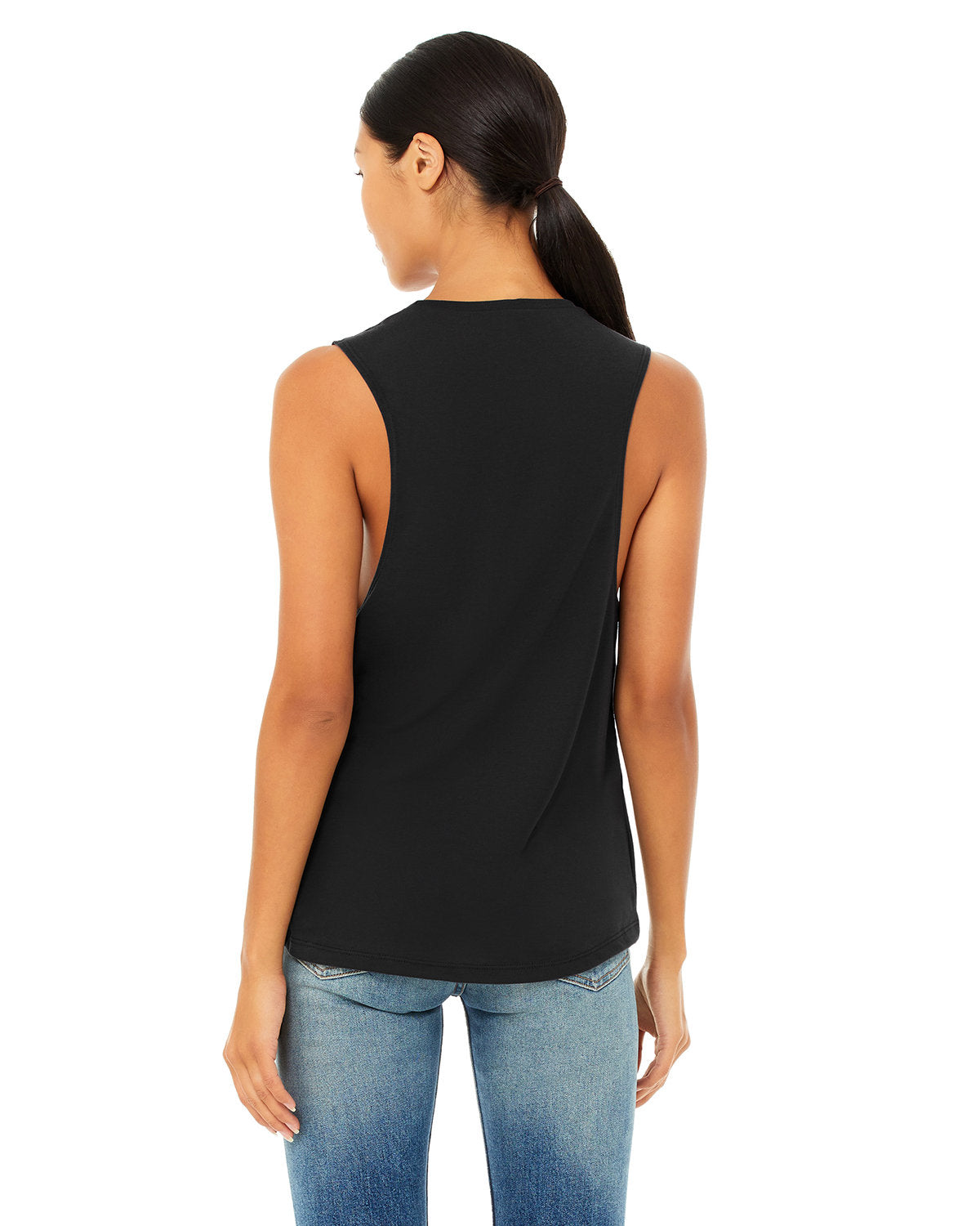 Bella + Canvas B8803 Women's Flowy Scoop Neck Muscle Tank - Soft & Comfortable for Yoga, Gym, and Casual Wear