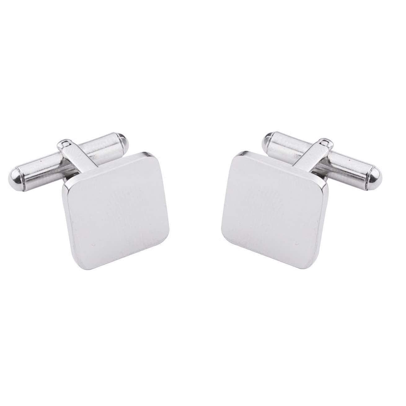 Stainless Steel Clip Cufflinks for Men - Gold & Silver Tie Accessories | Perfect Wedding, Groomsmen, Father of the Bride & Husband Gift | Formal Events, Business Meetings & Special Occasions